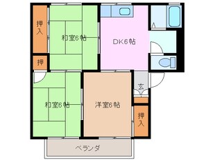 津新町駅 徒歩12分 1階の物件間取画像